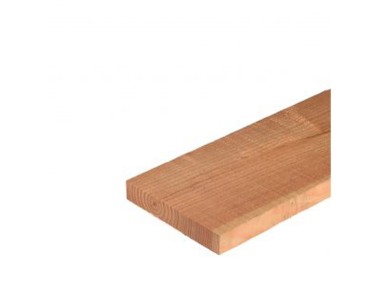 Douglas plank 2x15cm fijnbezaagd
